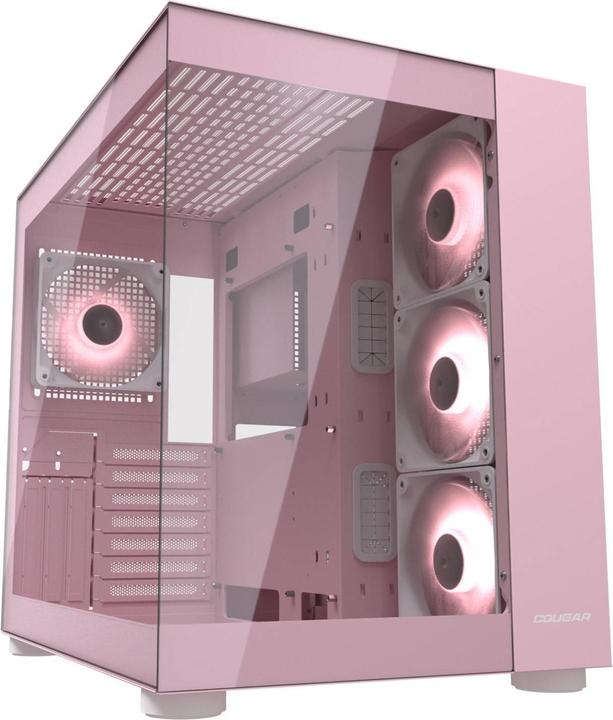 Actual product image Cougar Boitier Moyen Tour ATX FV150 RGB avec panneaux vitrés (Rose) (Mini-ITX, mATX, ATX)