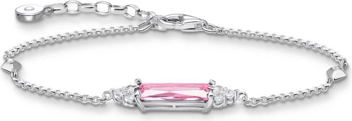 Immagine prodotto Thomas Sabo Bracciale con pietra rosa (19 cm, Argento 925)