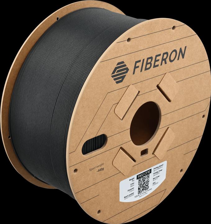 Produktbild Polymaker PA12-CF10 1,75mm BLACK 3kg (Nylon, 1.75 mm, 3000 g, Schwarz)