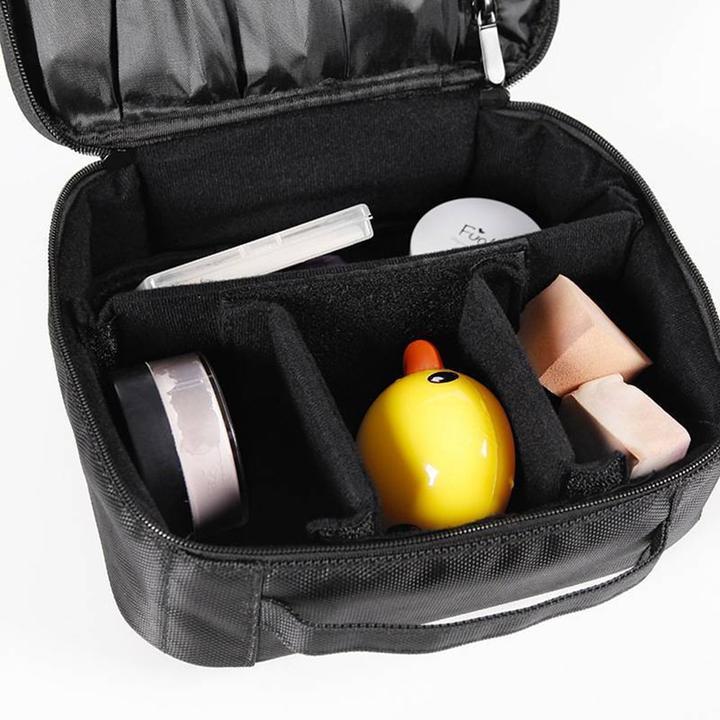 Actual product image JTI Practical and waterproof cosmetics case - black
