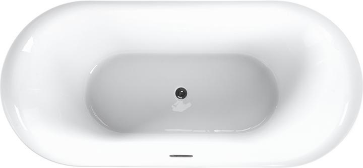 Image du produit Beliani Baignoire à poser blanche ovale 150 x 75 cm CARRERA (202 l, 75 cm)