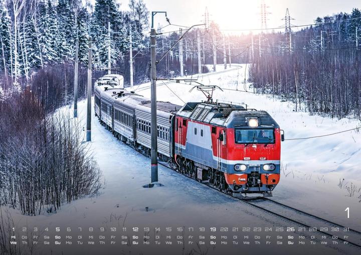 Immagine prodotto Ferrovia - L'affascinante mondo ferroviario - 2025 - Calendario DIN A2 (Copertina rigida, Tedesco)