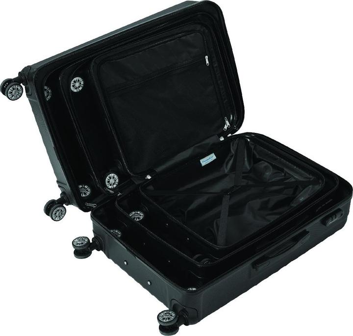 Actual product image Check.In Kingston - Set of 3 suitcases (92 l, Hand luggage (up to 50 litres), M (50 - 90l), L (90 - 115l))