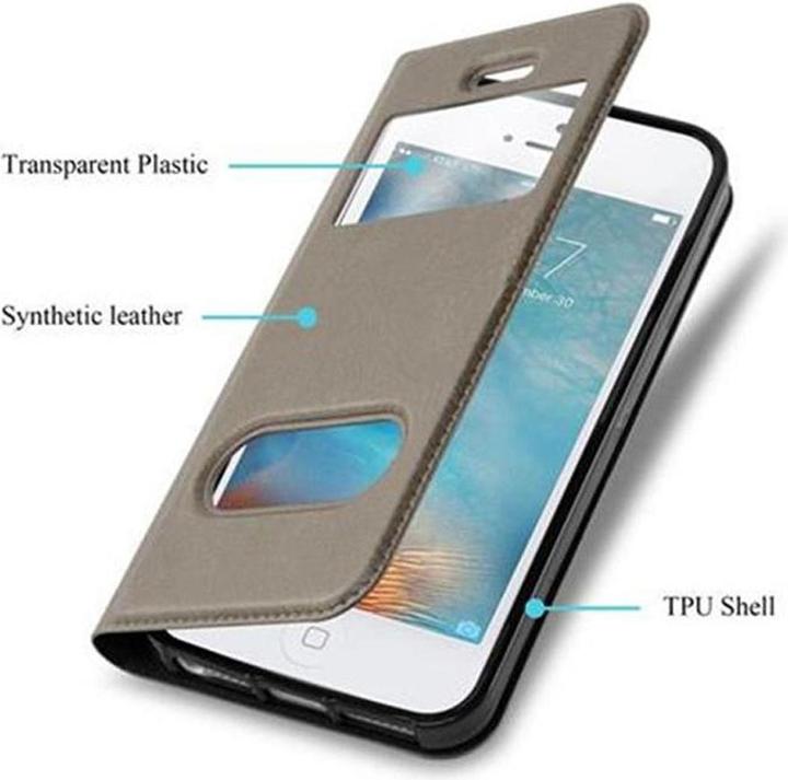 Productafbeelding Cadorabo Boek met Uitzicht Dubbele Raambedekking (Apple iPhone 5)