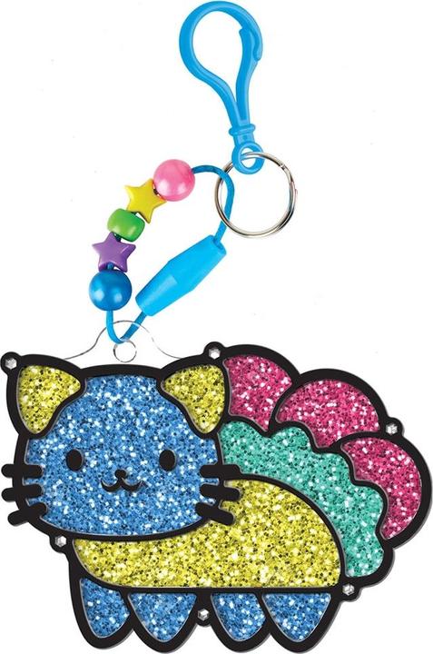 Actual product image Crayola Glitter Dots Keychain