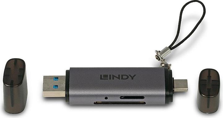 Actual product image Lindy Kartenleser (9-pole, USB-C)