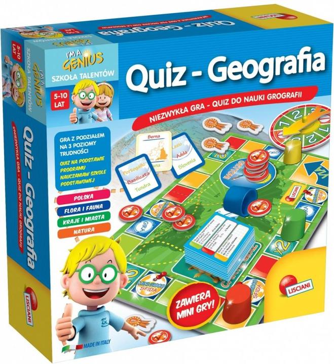 Actual product image Lisciani Gra in a Genius - Geography Quiz