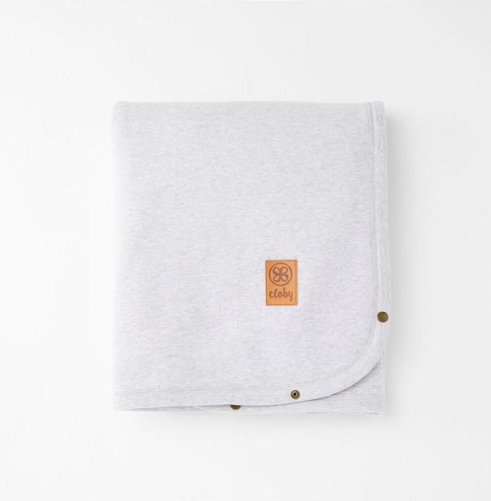 Produktbild Cloby Teddy Decke Blanket Grey (95 x 75 cm)