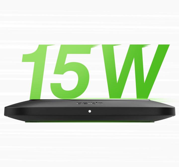 Produktbild Belkin Qi 15w Charging Pad White w/PSU (15 W)
