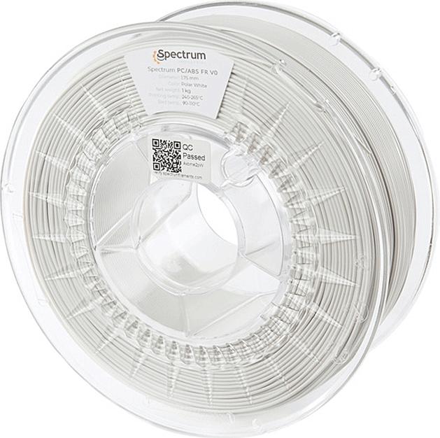 Image du produit Filament PC/ABS FR V0 1.75mm blanc 1kg (PC, ABS, 1.75 mm, 1000 g, Blanc)