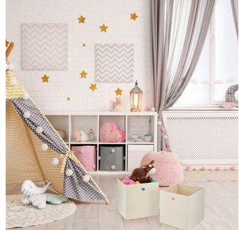Actual product image Relaxdays 4x storage box (30 x 30 x 30 cm, 8.58 l)