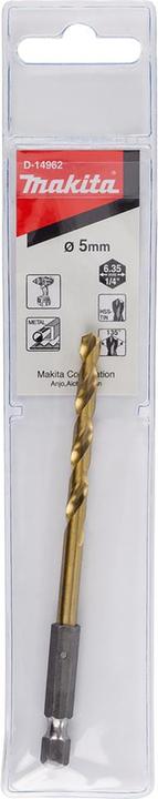 Produktbild Makita HSS-TIN Metallbohrer Ø 5.0mm (5.0 Millimeter)