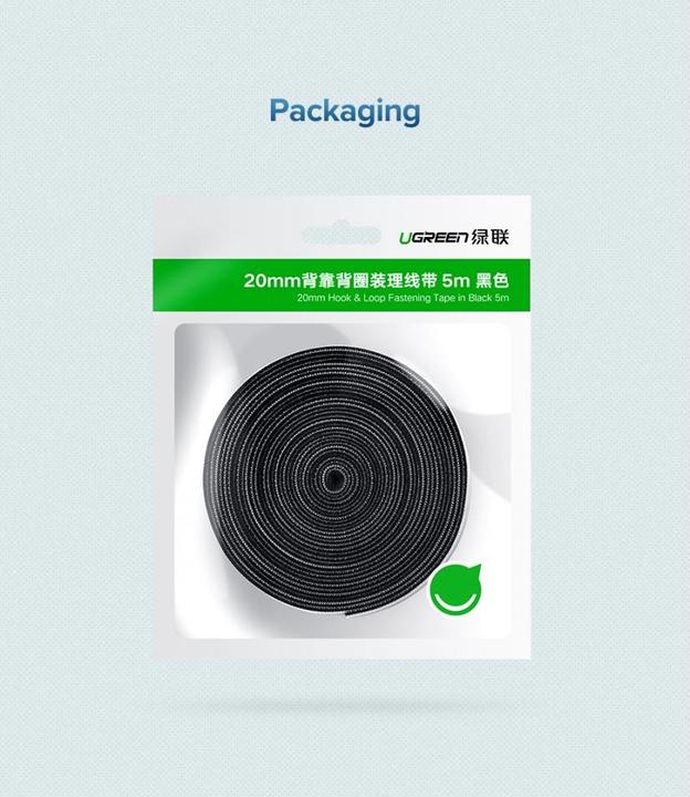 Produktbild Ugreen Kabelbinder Velcro Klettverschluss (20 mm)