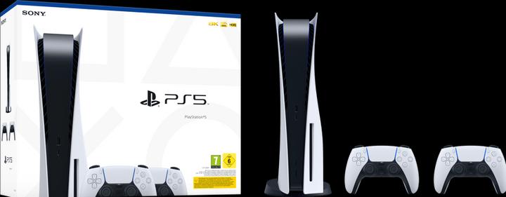 Produktbild Sony PlayStation 5 mit zweitem DualSense Wireless-Controller