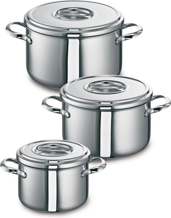 Schulte-Ufer SCHULTE UFER ROMANA i 3-delige roestvrijstalen steelpannenset511 (Steelpan, Roestvrij staal)