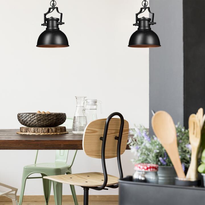 Immagine prodotto Relaxdays Lampadario stile industrial piccolo (E27)