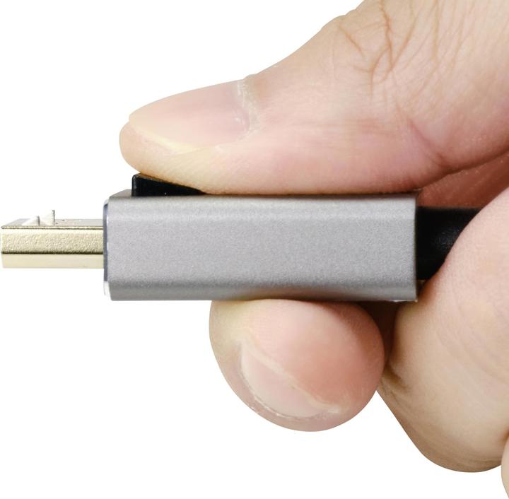 Produktbild SpeaKa Professional 8K Displayport auf Displayport Kabel im Aluminiumgehäuse 3 m (3 m, DisplayPort)