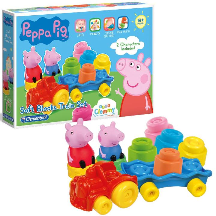 Produktbild Clementoni Clemmy Peppa Pig Holzscheit-Set