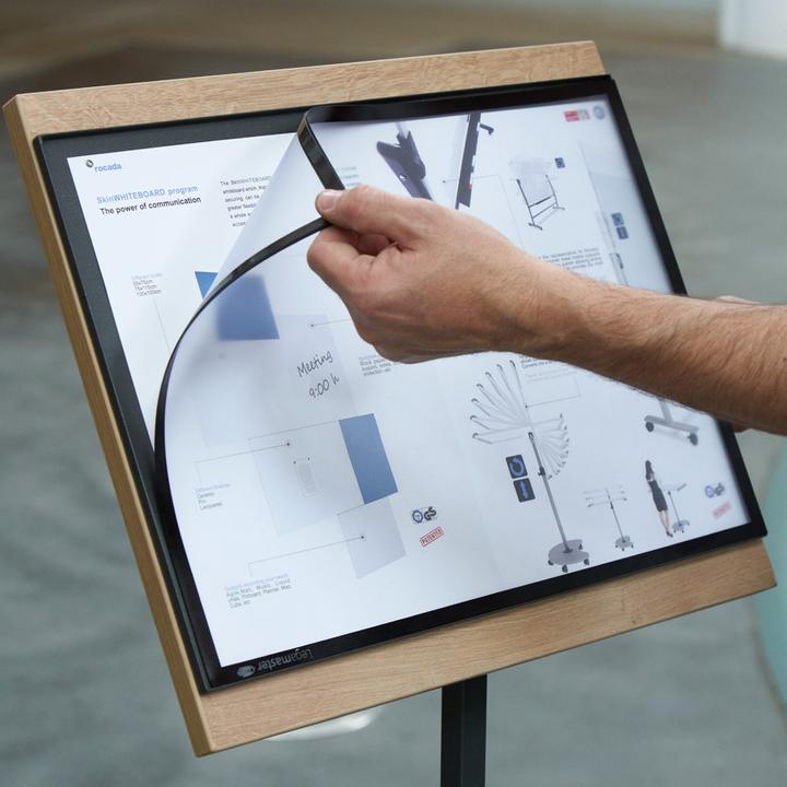 Actual product image Rocada Info display, DIN A3, 132x40x30cm, magnetic (A3)
