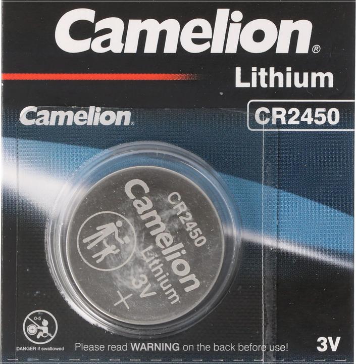 Actual product image Camelion CR2450 lithium battery in practical set of 5 (5 pcs., CR2450, 550 mAh)