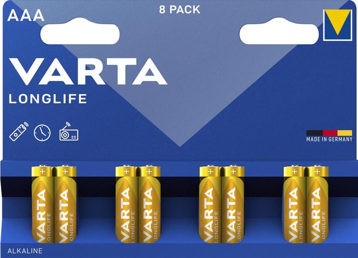 Image du produit Varta Longlife (8 pcs, AAA, 1200 mAh)