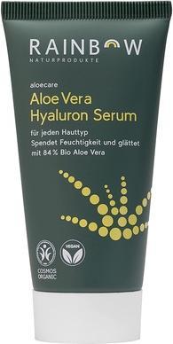 Rainbow Naturprodukte Aloecare Aloe Vera Hyaluron Serum 50ml Anti-Aging Moisturising Anti-Wrinkle Organic Certified (50 ml)