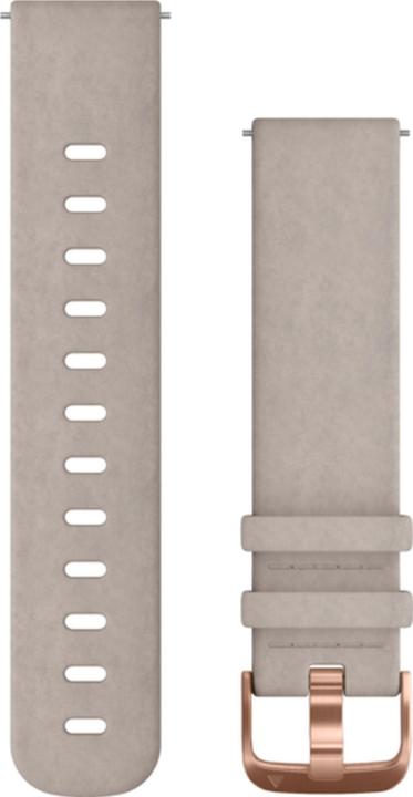 Garmin Armband (20 mm, Veloursleder, Vivoactive 3, Vivomove HR, Forerunner 645)