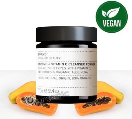 Actual product image Evolve Organic Beauty Cleanser & Toner Vitamin C Cleanser 70 g (Cleaning cloths)