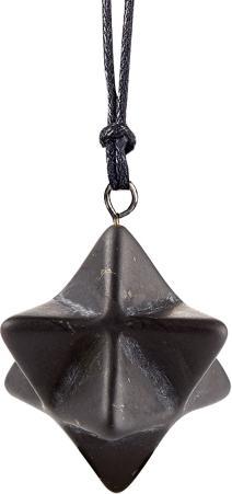 Produktbild PranaHaus Schungit-Anhänger „Merkaba“