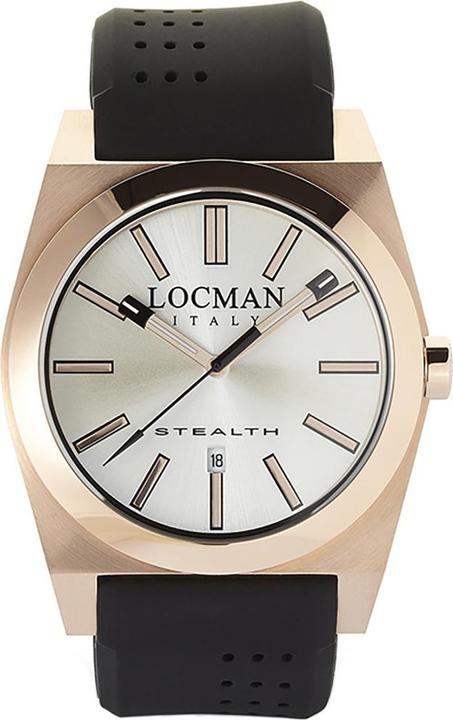 Locman Italy Herrenuhr Stealth bicolor Ref. 0201 (Analoguhr, 42 mm)