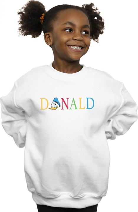 Produktbild Disney Donald Duck Letters Sweatshirt Mädchen (140, 146)