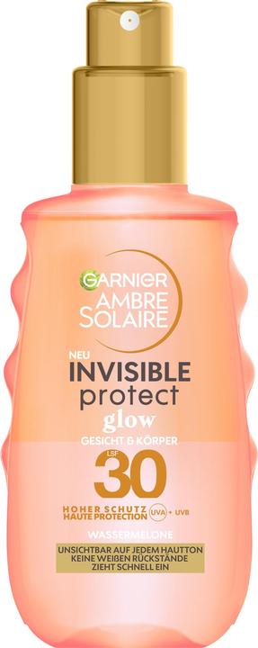 Produktbild Garnier Ambre Solaire Invisible Protect & Glow (Sonnenspray, SPF 30, 150 ml, 178 g)