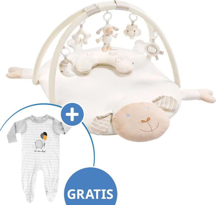 Immagine prodotto Fehn Archi da gioco e coperte da gioco Coperta attività 3D pecorella - Baby Love + tutina GRATIS