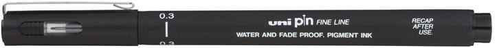 Actual product image Uni-ball PIN Fineliner 0.03 mm (Black, 1 x)