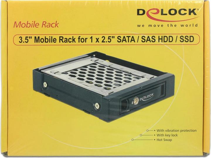 Immagine prodotto Delock Telaio rimovibile per 1 x 2.5" HDD/SDD