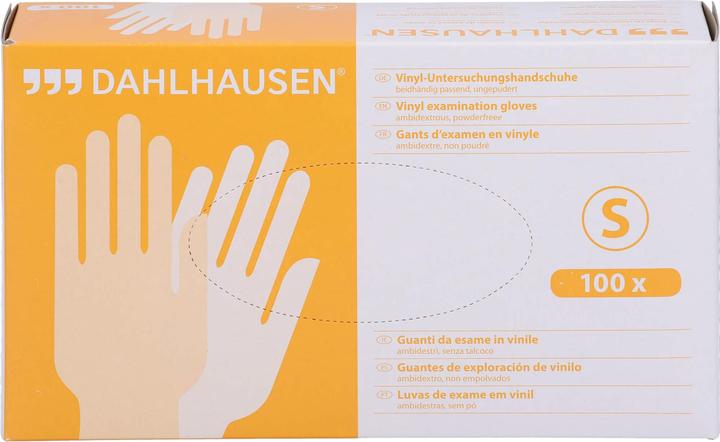 Produktbild Dahlhausen Vinyl-Handschuhe ungep. Gr. S, 100 St HAS (S)