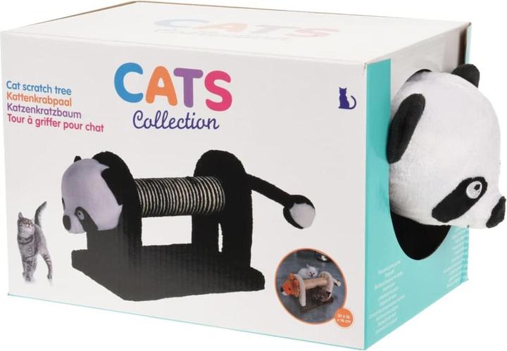Actual product image Casativo Panda design cat scratching post (16 cm, Black and white)