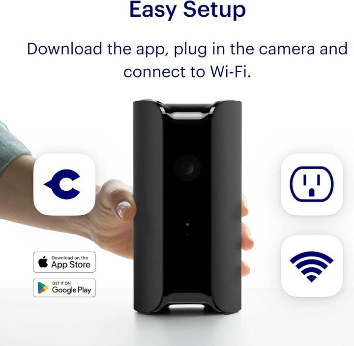 Immagine prodotto Canary Pro Überwachungskamera mit Live-Übertragung, Sirene, Bewegungsmelder, 2-Wege-Audio und Nachtsicht