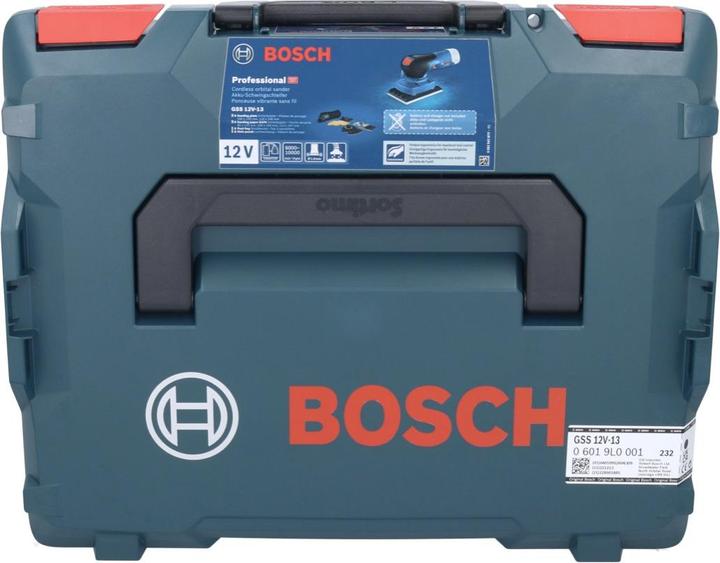 Immagine prodotto Bosch Professional Bosch GSS 12V-13 Levigatrice orbitale professionale a batteria 12 V + 1x batteria 2,0 Ah + (Levigatrice orbitale)