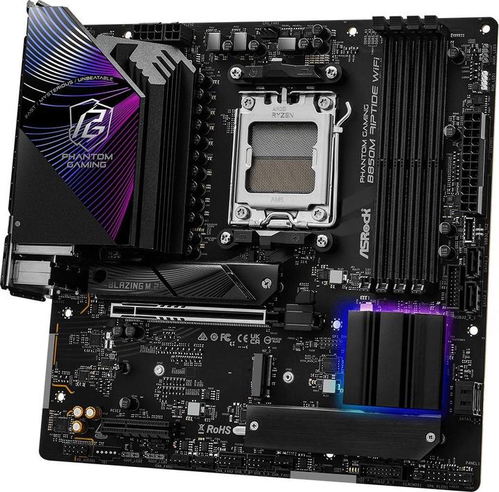 Produktbild AsRock B850M Riptide WiFi (AM5, AMD B850, mATX)