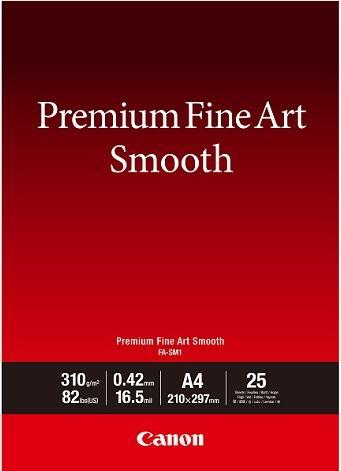 Actual product image Canon Premium Fine Art Smooth (310 g/m², A4, 1 x)