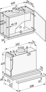 Produktbild Miele DAS 2620 EXTA (Flachschirmhaube)