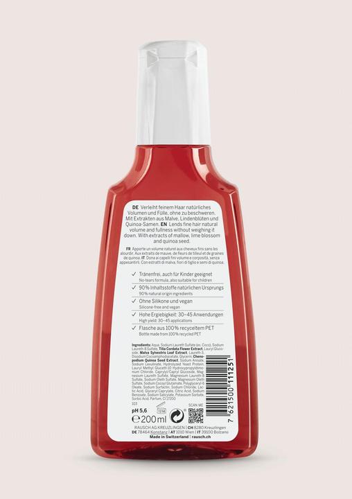 Actual product image Rausch Volume Shampoo with Mallow (200 ml, Liquid shampoo)