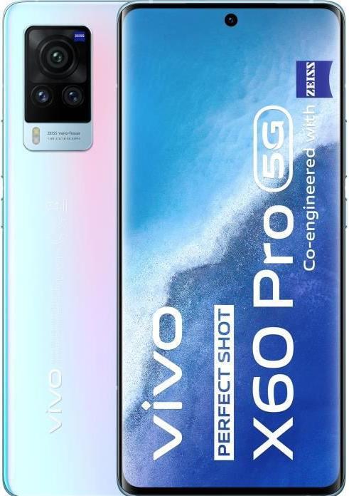 Actual product image Vivo X60 Pro 5G (256 GB, Shimmer Blue, 6.56", Dual SIM, 48 Mpx, 5G)