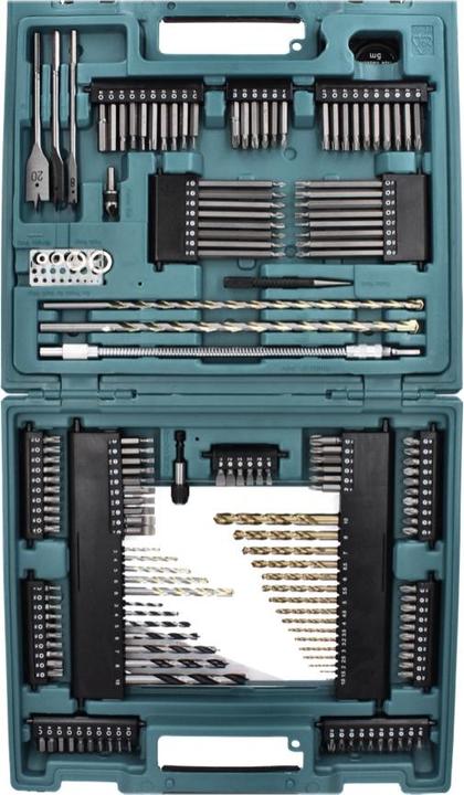 Produktbild Makita Bits Bohrer Werkzeug Sortiment 200-tlg. (6 mm, 1 mm, 6.5 mm, 5.5 mm, 10 mm, 1.5 mm, 7 mm, 3 mm, 5 mm, 8 mm, 2.5 mm, 3.5 mm, 4.5 mm, 3.2 mm, 2 mm, 4 mm)