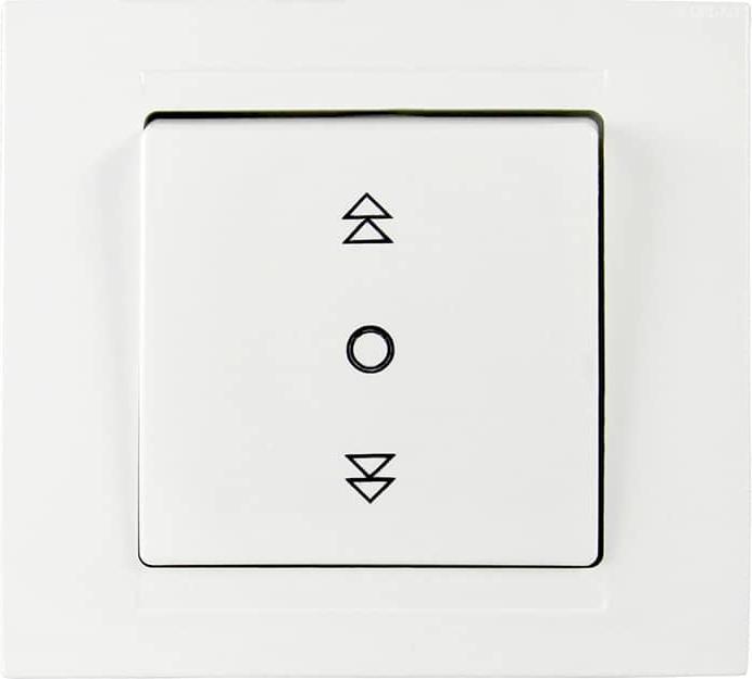 Actual product image Gunsan Moderna blind switch Roller shutter switch 1x rocker switch flush-mounted White