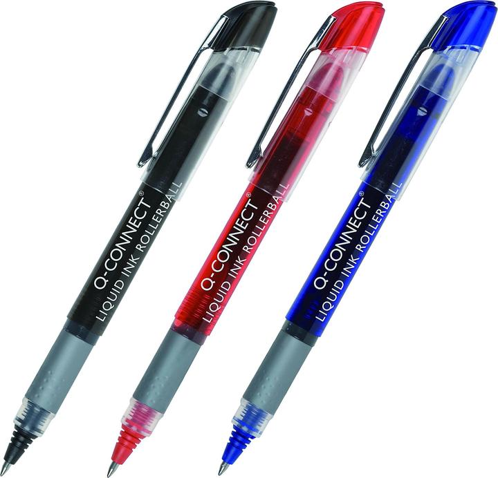 Produktbild Q-Connect Kugelschreiber 0,5 mm (Linie), Anhänger, schwarz