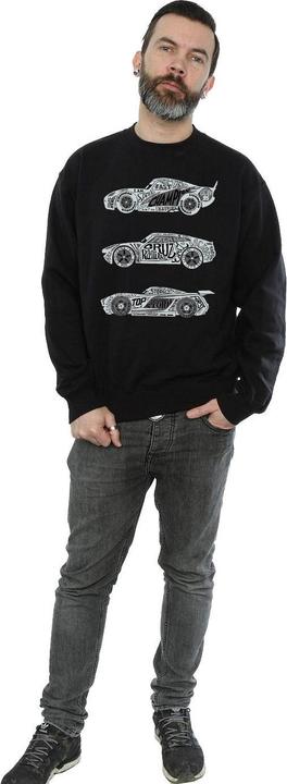 Immagine prodotto Disney Cars Text Racers Felpa Uomo (XXL)