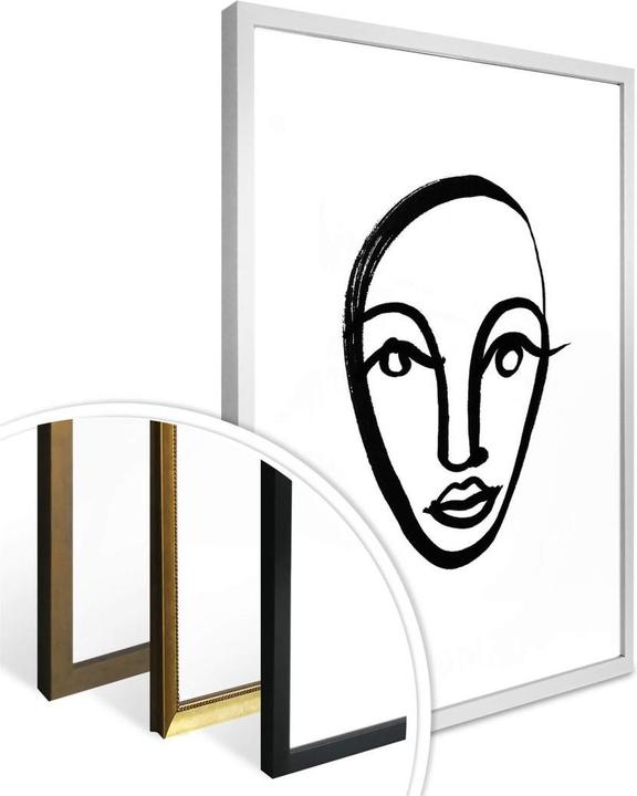 Actual product image Trenddeko Face 04 (40 x 50 cm)