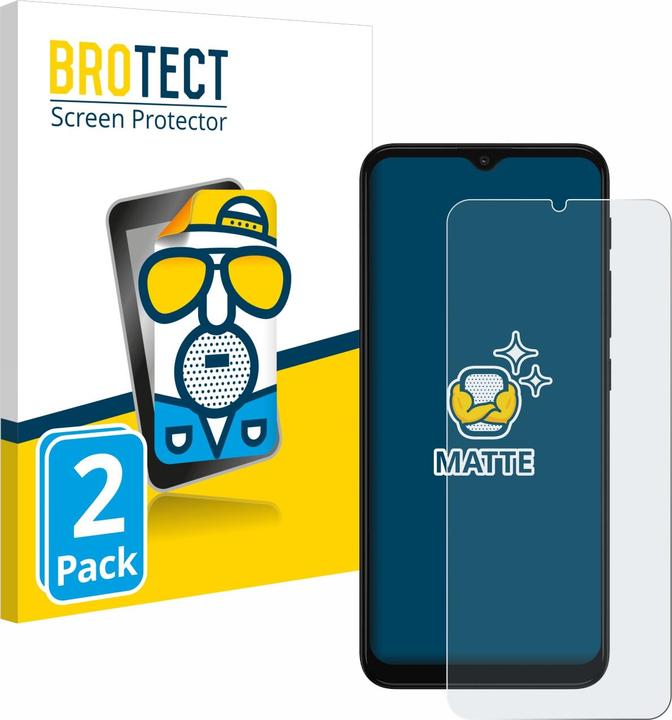 Actual product image BROTECT Anti-glare screen protector matt (2 Piece, Motorola Moto G30)